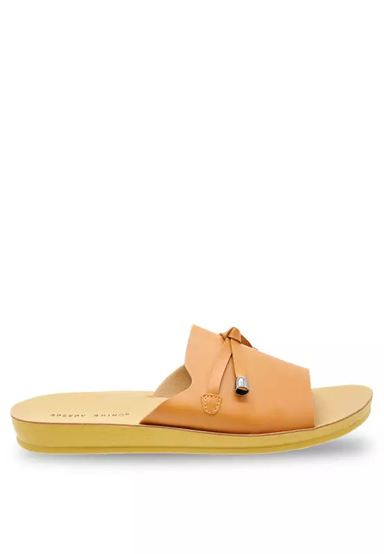 Ribbon Slip On Sandals