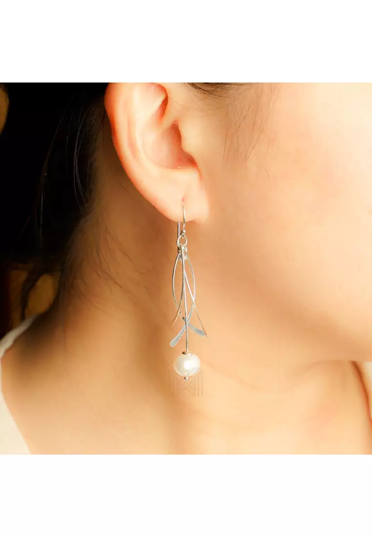 Freshwater pearl dangle earrings new arrivals