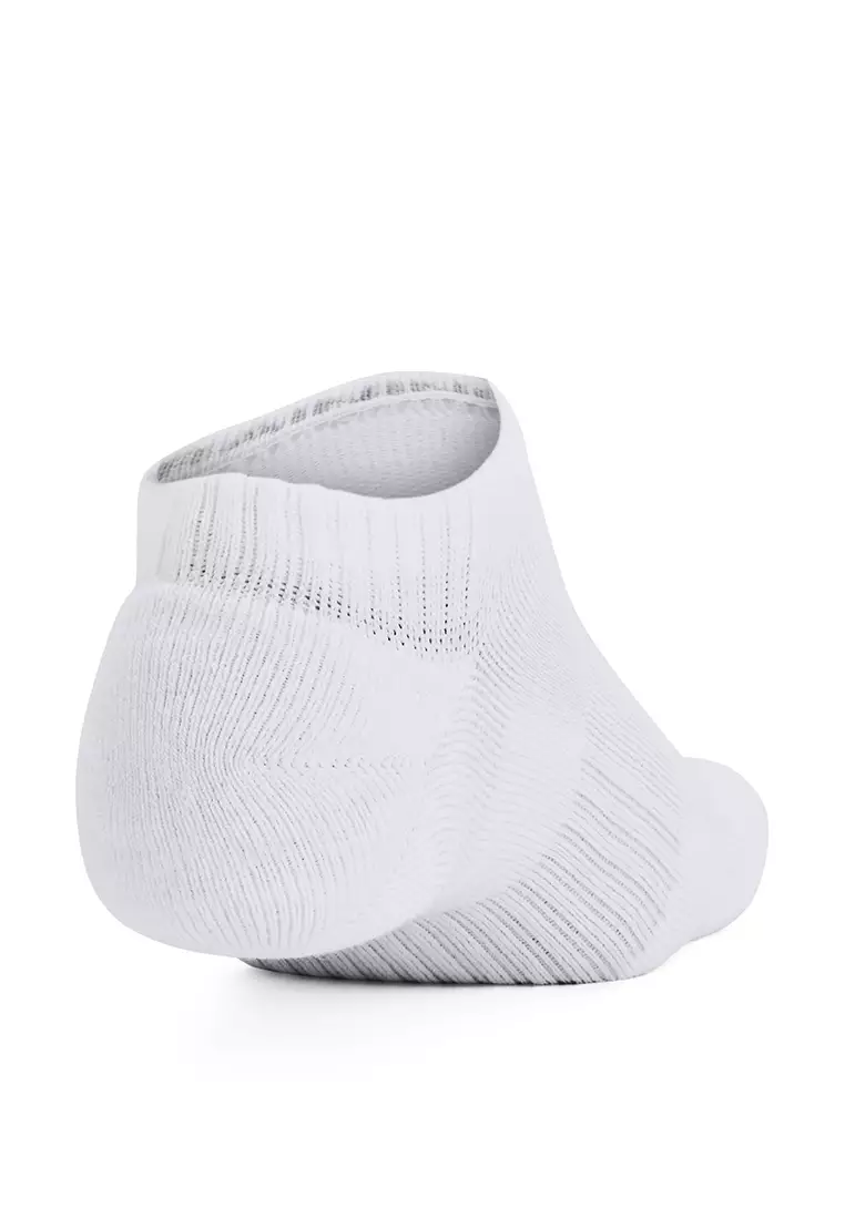 Training Cotton 3-Pack No Show Socks