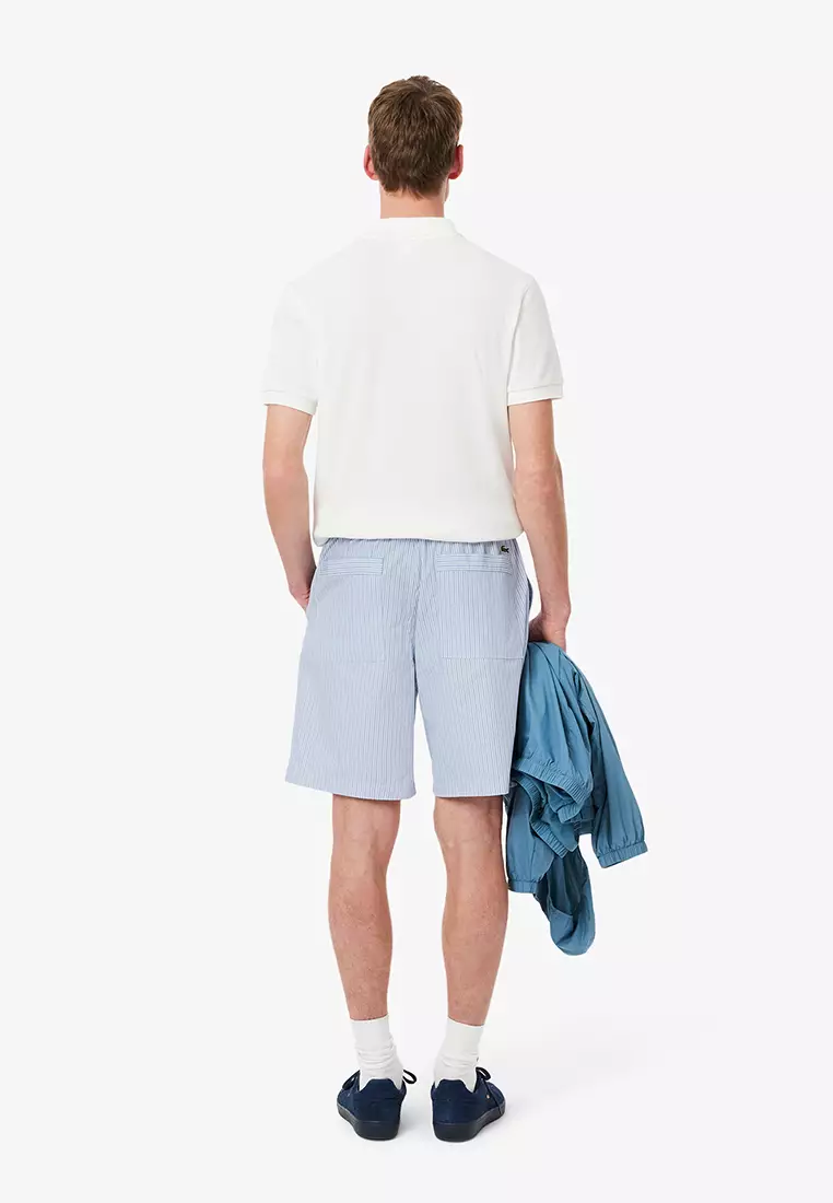 Relaxed Fit Striped Shorts