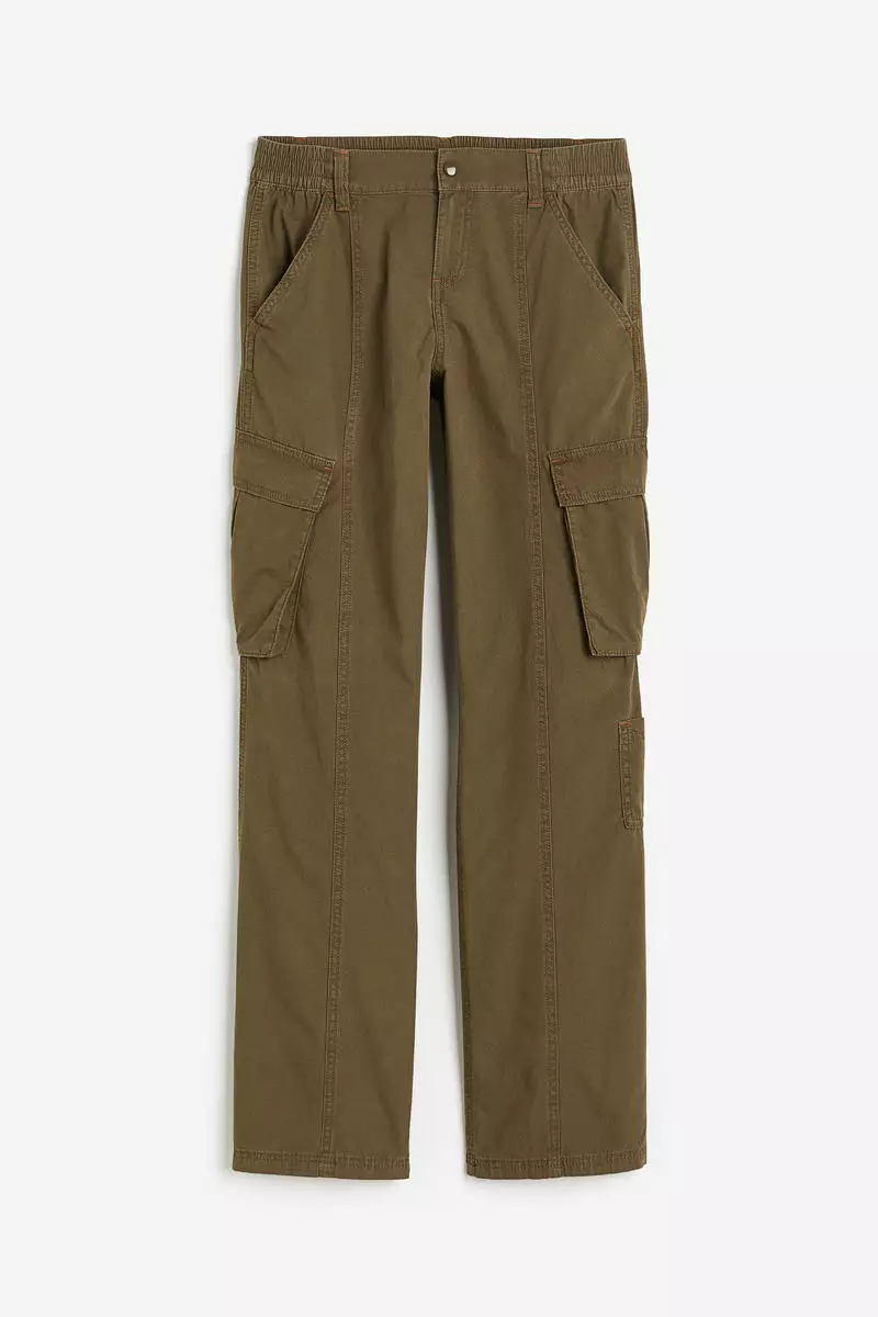 Buy H&M Canvas cargo trousers Online