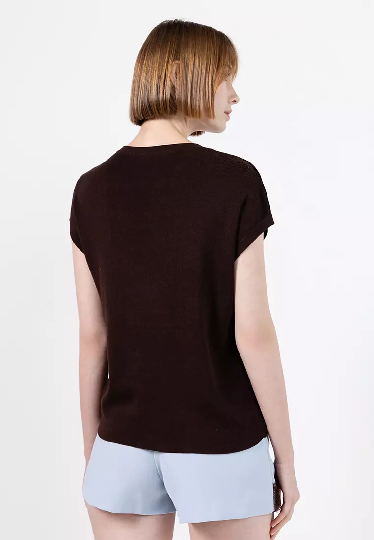 Short Sleeves Sweater