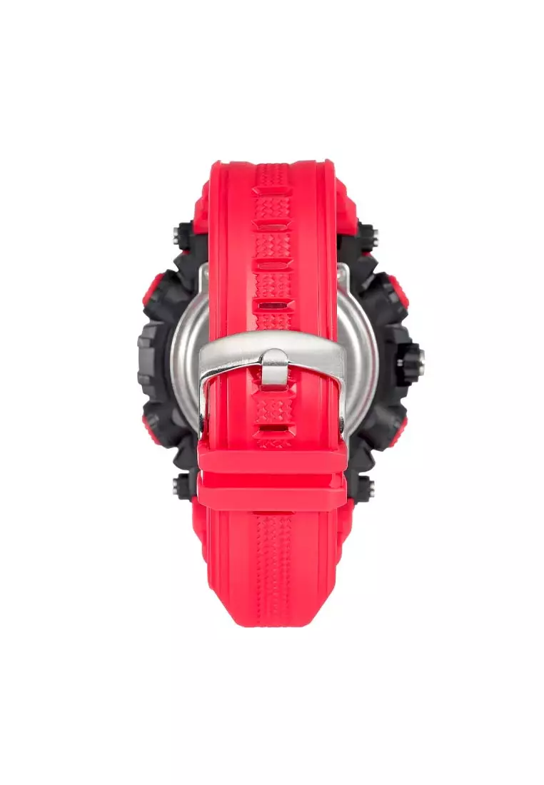 Buy Armitron Armitron Men's Red Resin Strap Analog-Digital Watch AR-20 ...