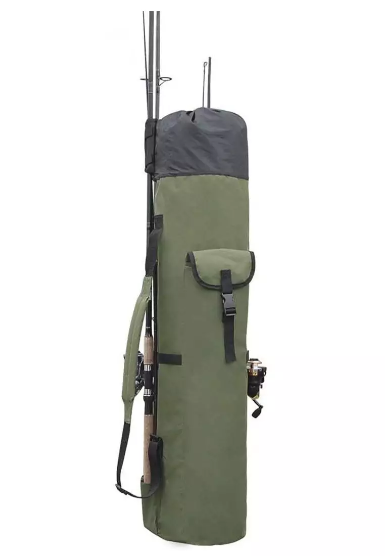 Frans Tas Mancing Large Capacity Handcuffs Shoulder Bag Material Nylon ORIGINAL - Green Army