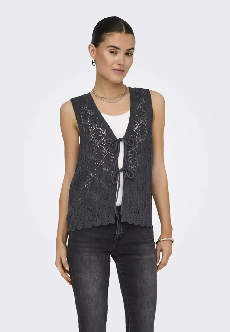 Kofi Bayo V-Neck Tie Vest
