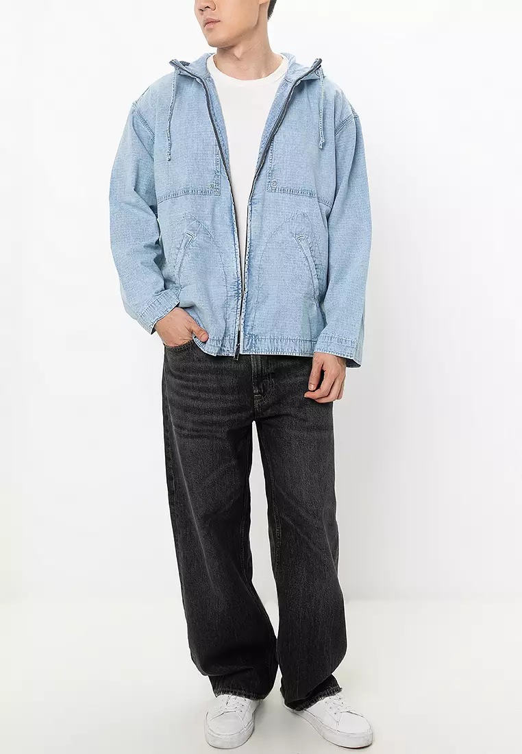 Buy GAP Denim Ripstop Anorak Jacket 2025 Online | ZALORA Philippines