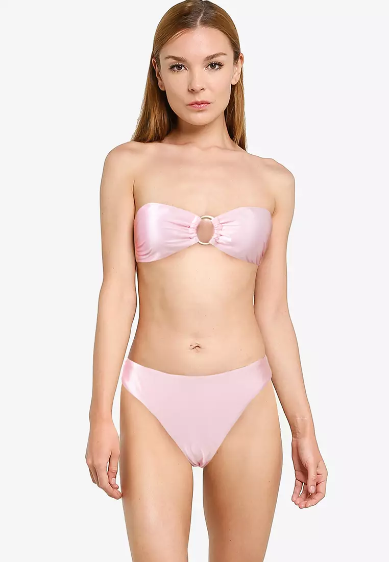 Strapless Ring Bandeau Bikini Top