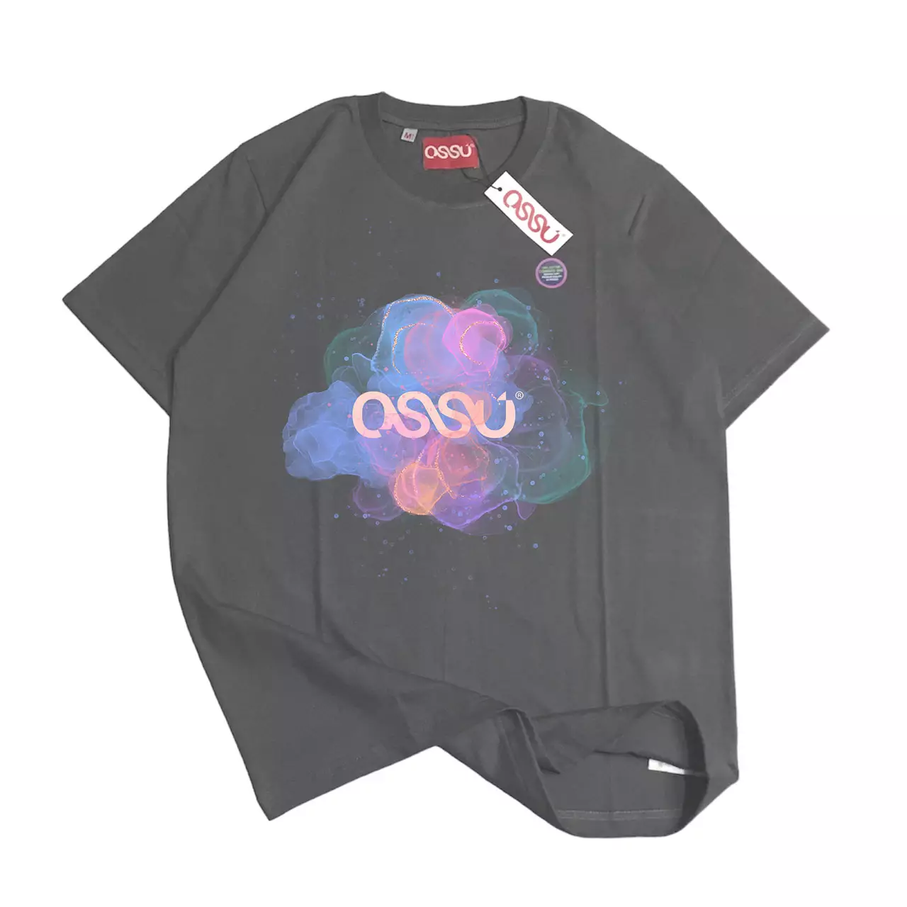 Ossu Logo Galaxy Grey Tshirt