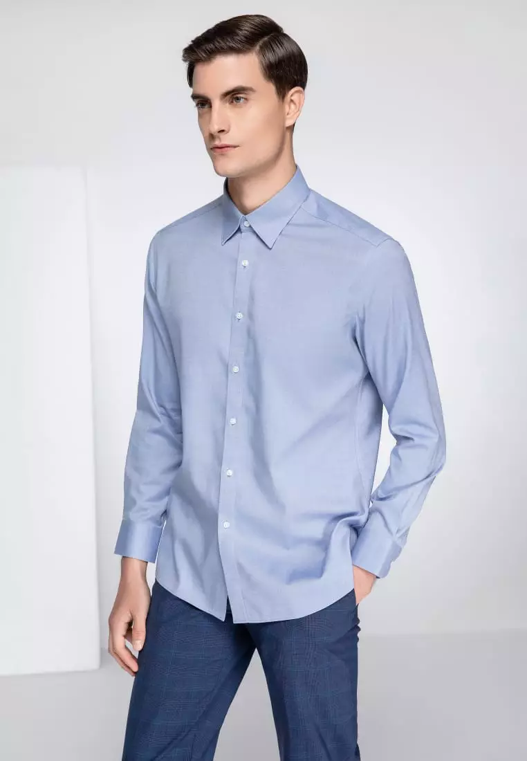 G2000 Non-Iron Cotton Stretch Smart Fit Oxford Shirt
