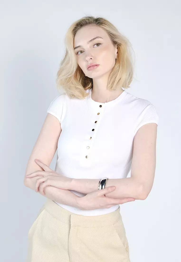 Floyd Short Sleeve Bodysuit Top