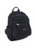 Bagstation black Crinkled Nylon Small Backpack DE4F6AC13FD962GS_2