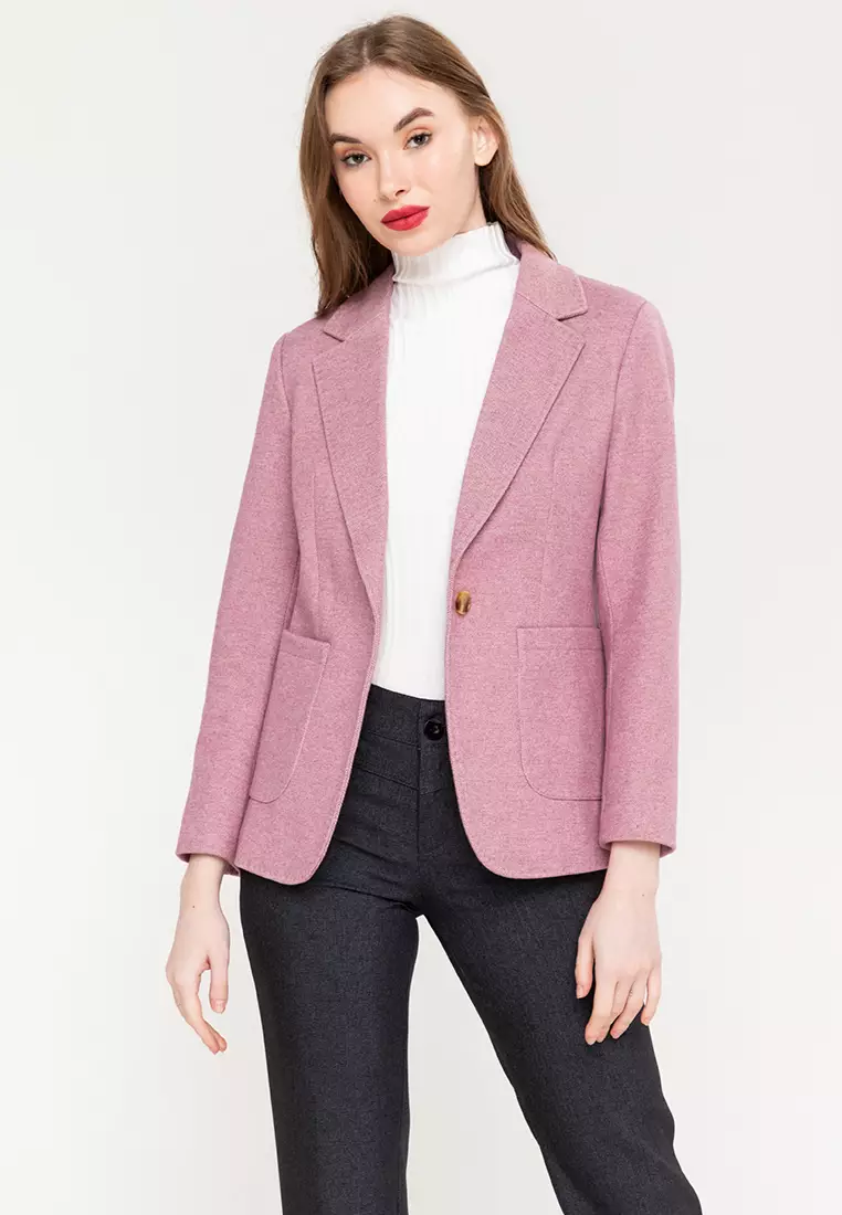 Buy Well Suited Elegant Pink Blazer 2024 Online