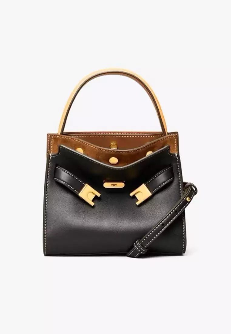 Tory Burch Petite Lee Radziwill Double Bag Black