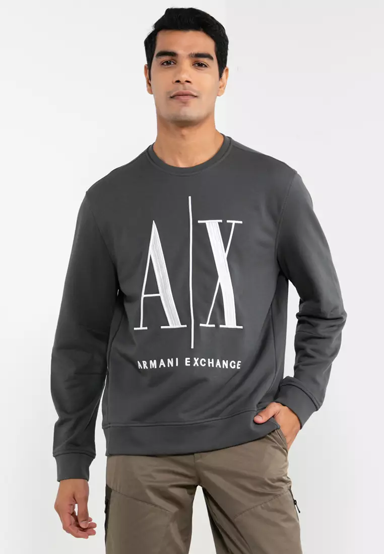 Armani exchange raglan clearance pullover