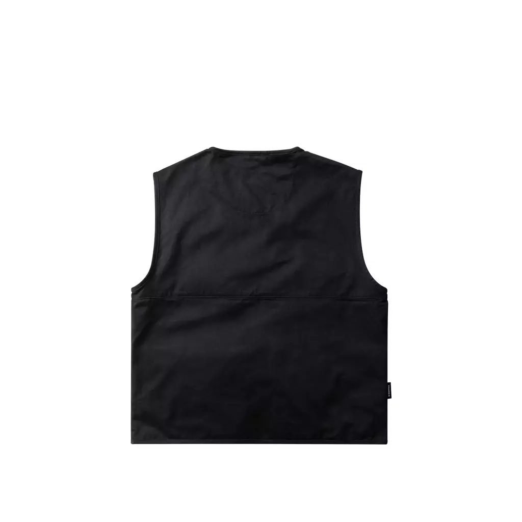 Plutone Vest Jacket Rompi Outer Travel Harian Fungsional Harian - Hitam