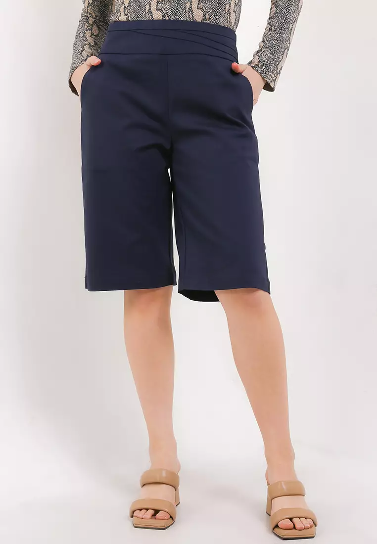 Jual ELLE Knee Length stretch short Original 2025 | ZALORA Indonesia