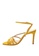 Schutz yellow Mary Gold Nubuck Ankle Strap Sandal Heel  - CLARA [MARY GOLD] 97BC5SHBC5A112GS_4