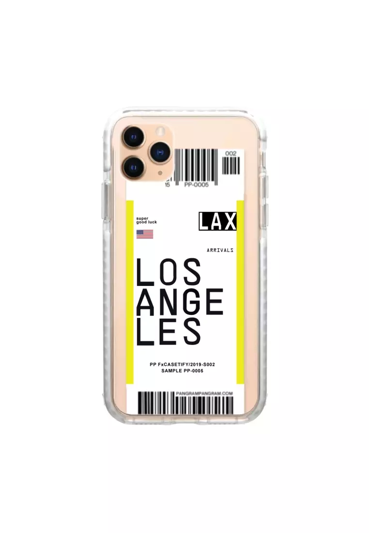 Buy MobileHub Apple iPhone 11 Pro Boarding Pass Clear Case (Los