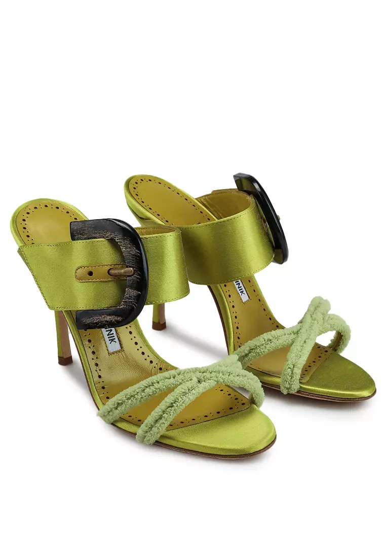 Guye Buckle Detailed Heel Sandals (tr)