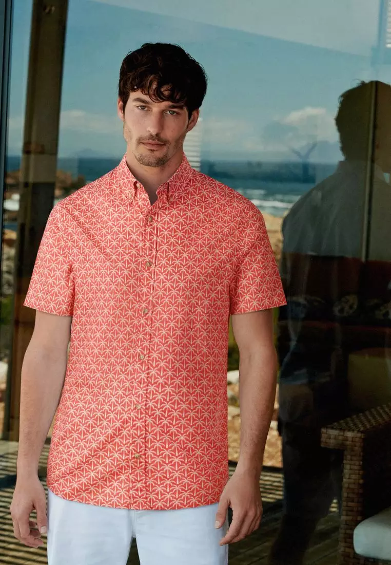 Buy NEXT Conversational Printed Short Sleeve Shirt 2024 Online