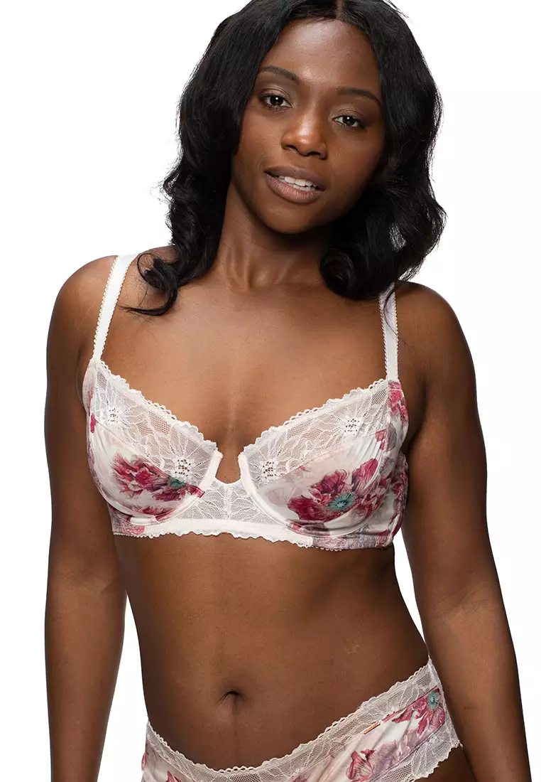 Buy DORINA Love Of Your Life Lace Wired Non Padded Demi Bra Online