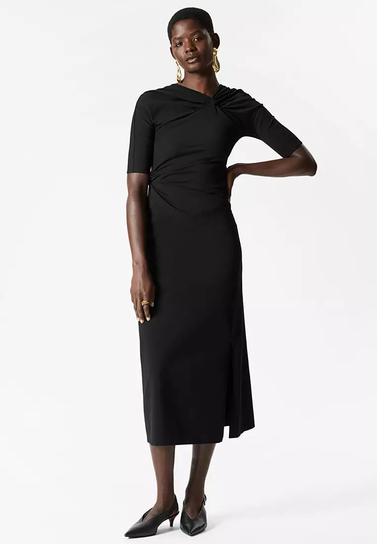 Buy Other Stories Ruched Midi Dress 2025 Online ZALORA