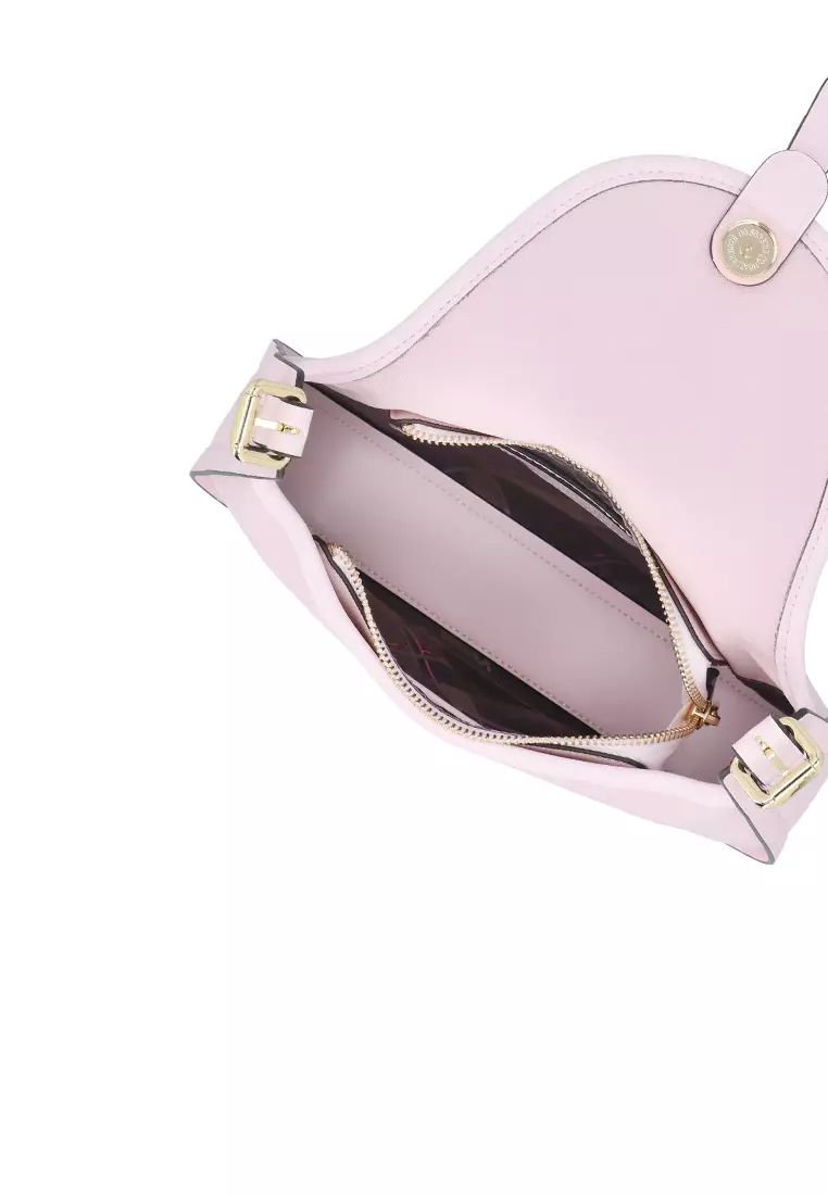 Sora Charm Shoulder Bag - Light Pink