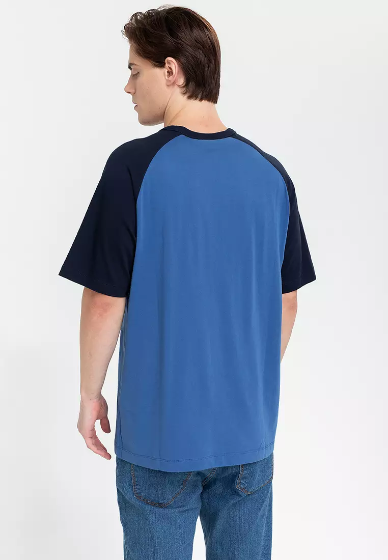 Perry Ellis America Rgln Baseball Tee