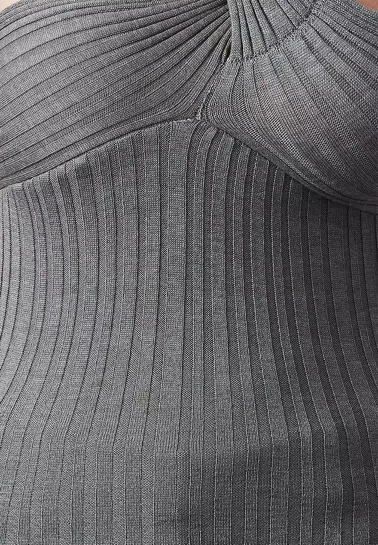 One Shoulder Knit Top