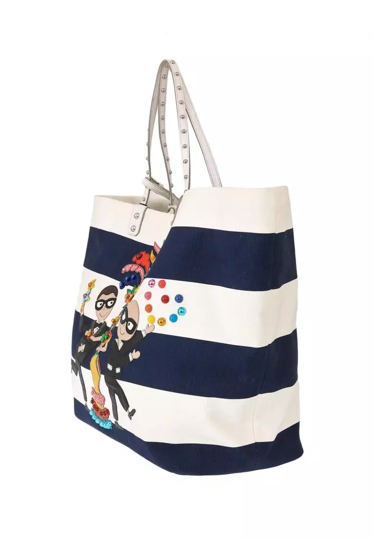 dolce & gabbana canvas tote