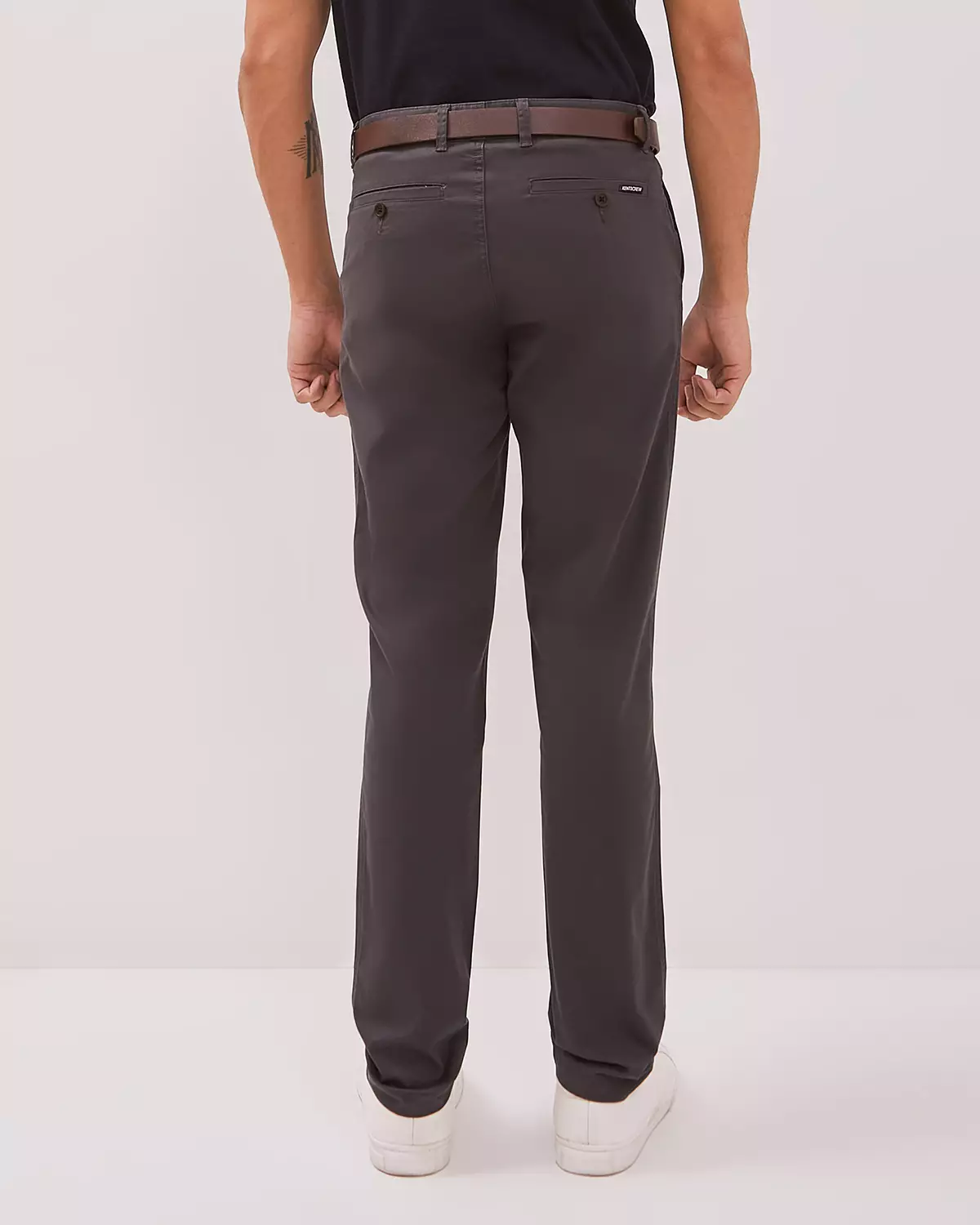 MEN'S BASIC GRAY TROUSERS