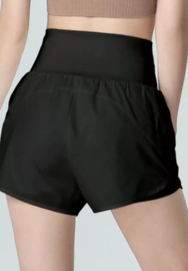 Skye Shorts - High Waist Pockets Activewear Shorts for Women - Quick Dry Workout & Yoga Training Pants