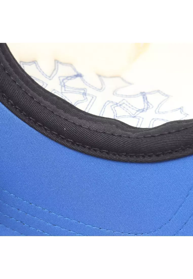 Pre-Loved Chrome Hearts 3 Cemetery Cross Patch baseball cap cap blue white mesh