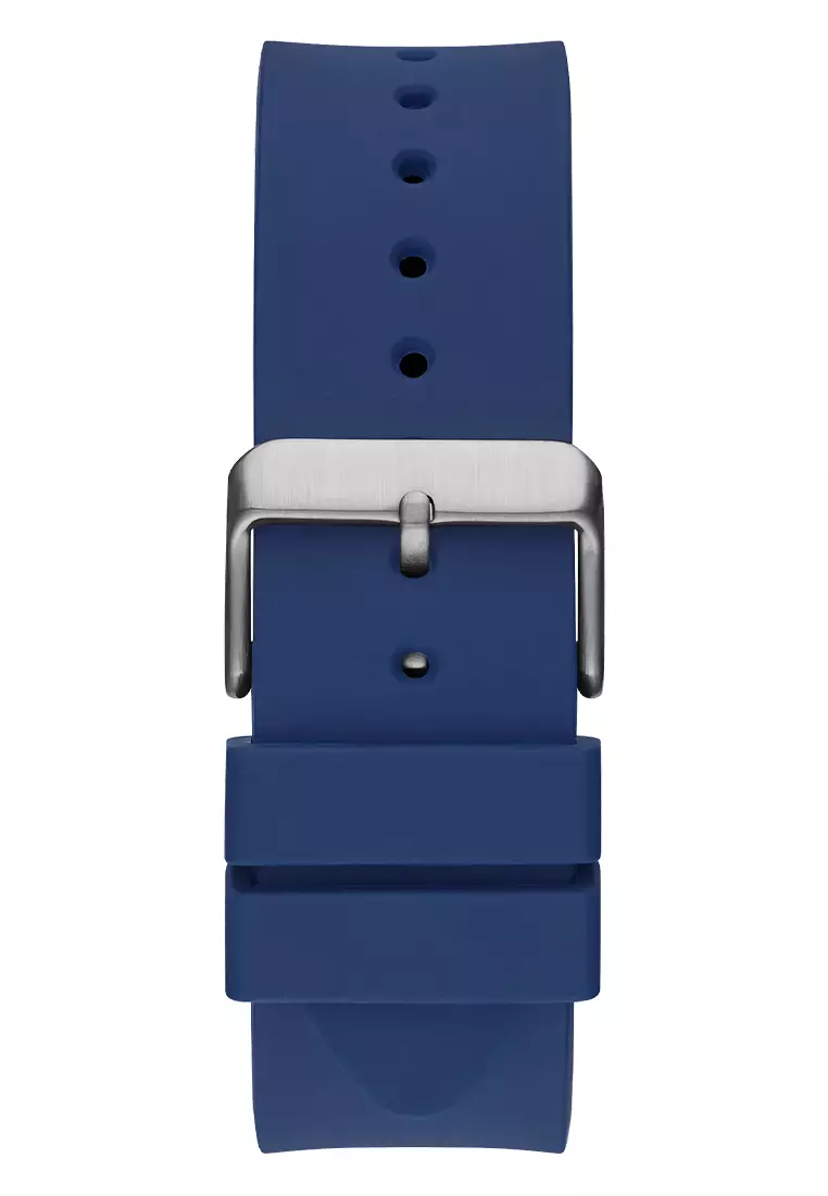 Guess GW0203G7 - Jam Tangan Pria - Blue - Silicone Watch