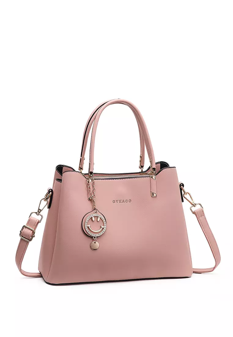 GYKACO WILLOW Beige - Tas Wanita Hand bag - Fashion Top Handle Bag (Import)