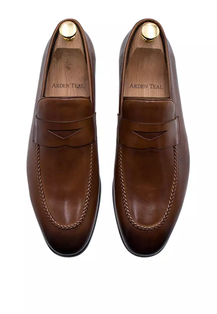 Arrecifes Blake Stitch Chestnut Loafer