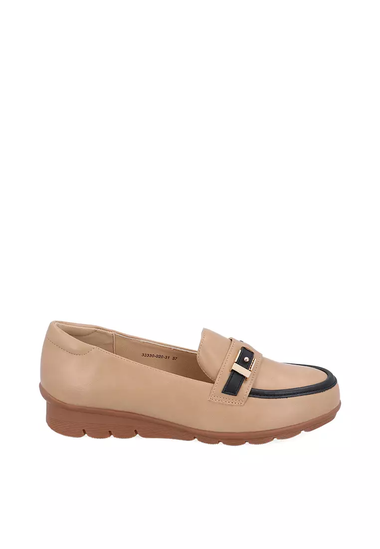Discount on Carlo Rino  shoes - SKU: Dark Beige Sierra Loafers