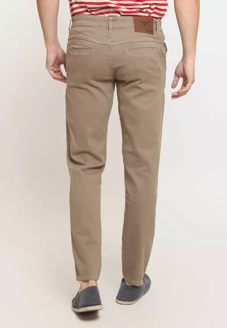 2Nd RED Long Pants Chinos Slim Fit Premium Quality ZA525