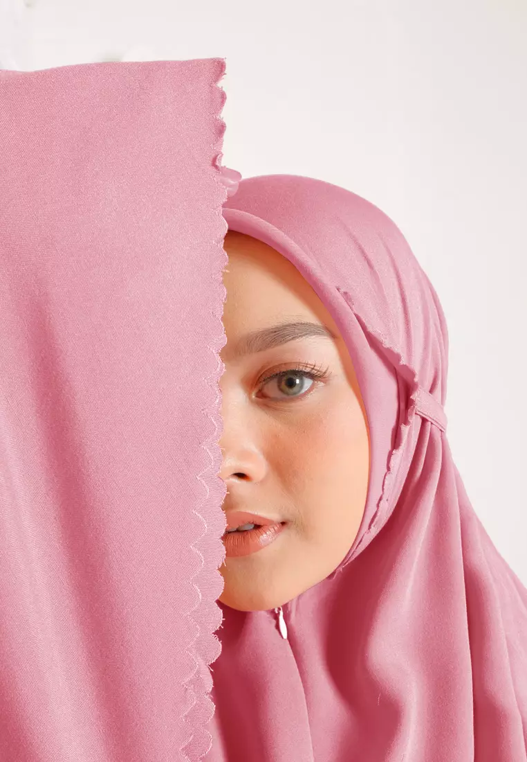 Zelena - Anavia Prayer Set | Mukena Dewasa 2 in 1 - Pink Lemonade