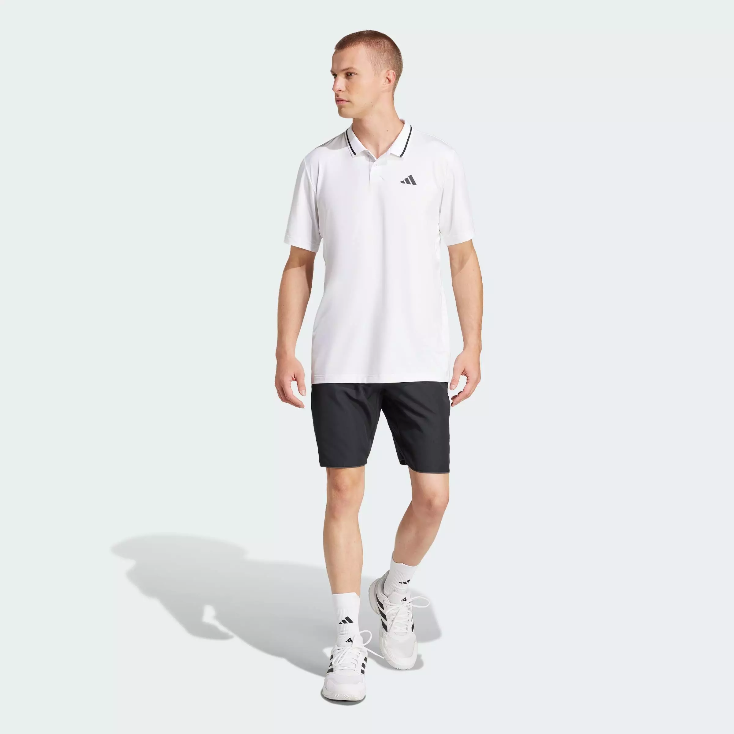 Tennis Club Tennis Climacool Piqué Polo Shirt Men White JD8644