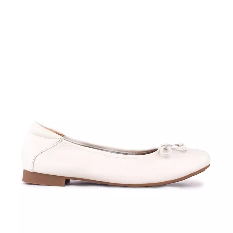 Sepatu Ballet Flats Wanita Gino Mariani Britney Off White