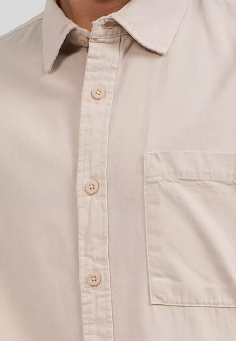 Long Sleeve Canvas Shirt