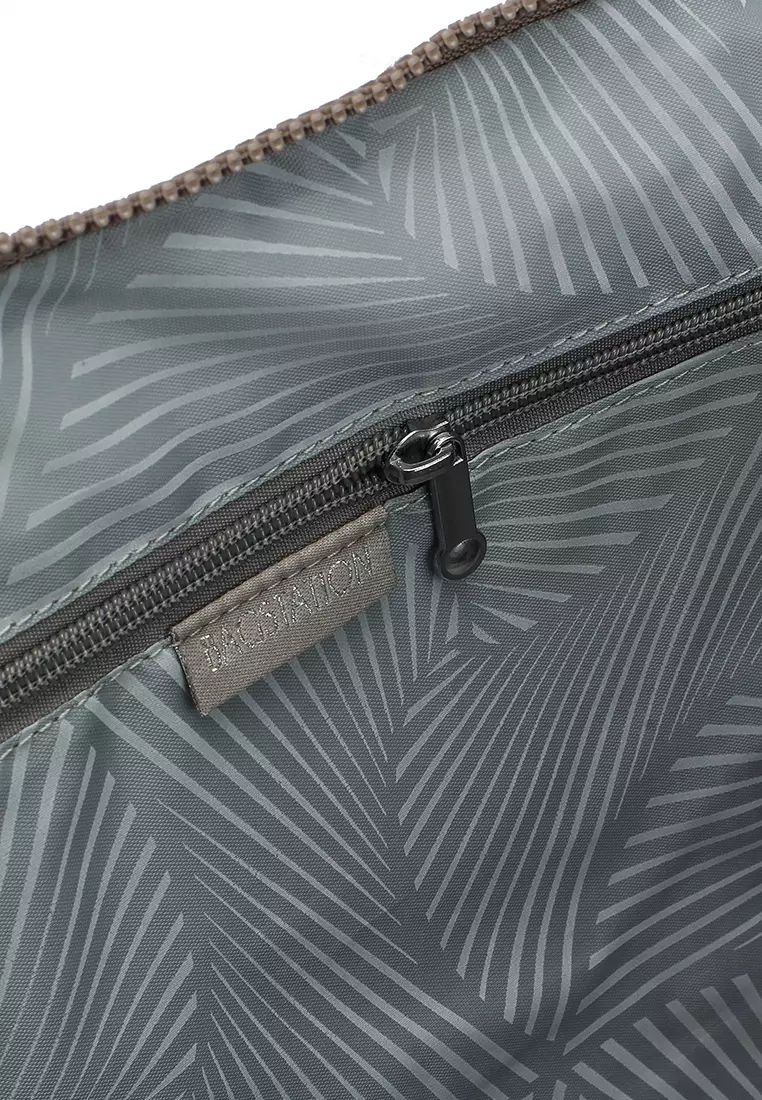 Printed Nylon Large Top Handle Bag