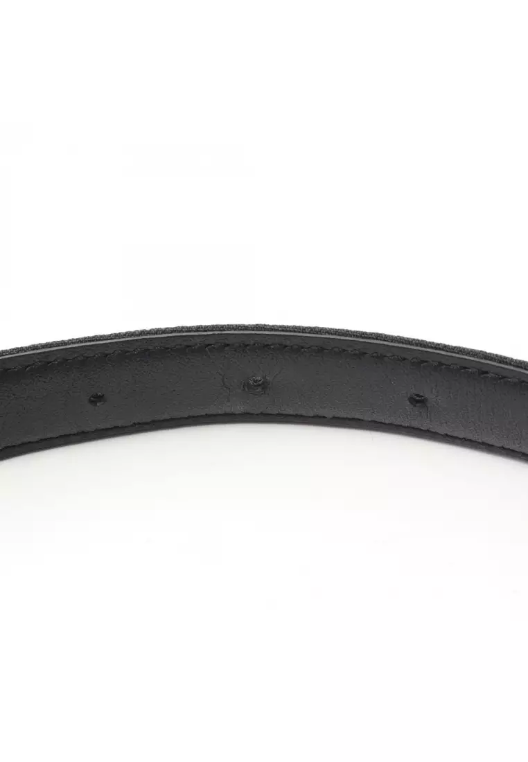 Buy Christian Dior Pre-Loved Christian Dior CD logo belt leather