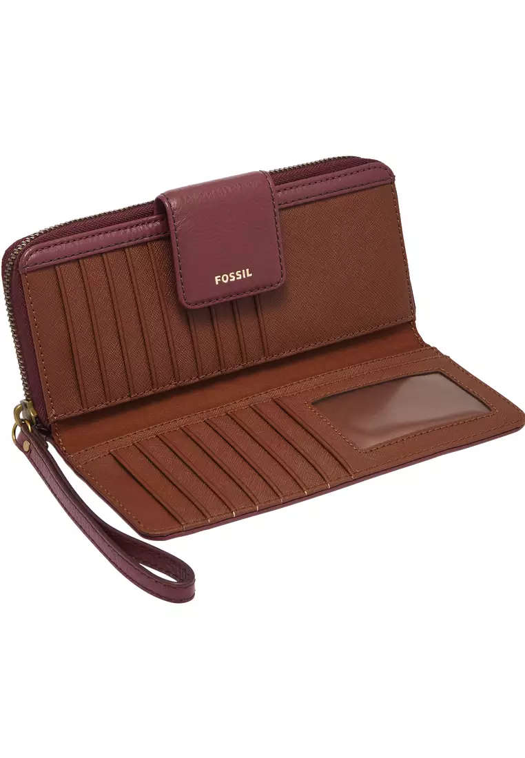 Fossil Female s Madison brown Leather Wallets Purses SWL2228609