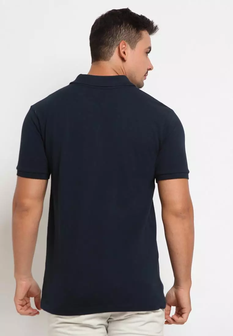 Hammer Men Polo Basic Online Navy Z1PO001N1 | Kaos Kerah Pria Lengan Pendek Navy