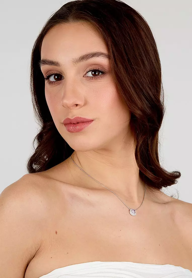 Morellato Tesori Eterni 40+5 cm Pink Women's Silver 925 Necklace SAIW270