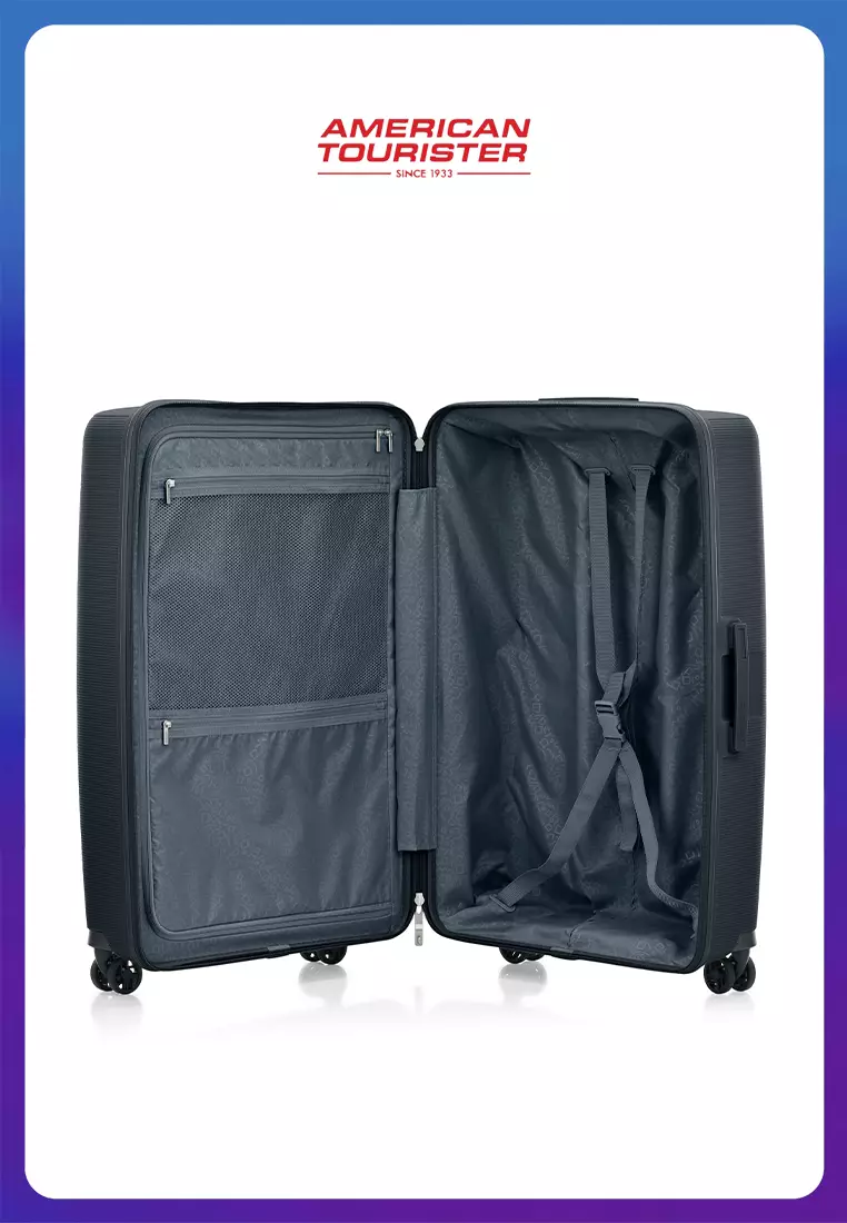 American Tourister Koper Hardcase Linex E Large 28 Inch - Black