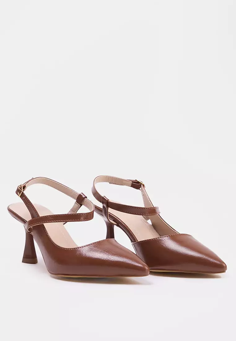 Ankle Strap Classic Heeled Shoes