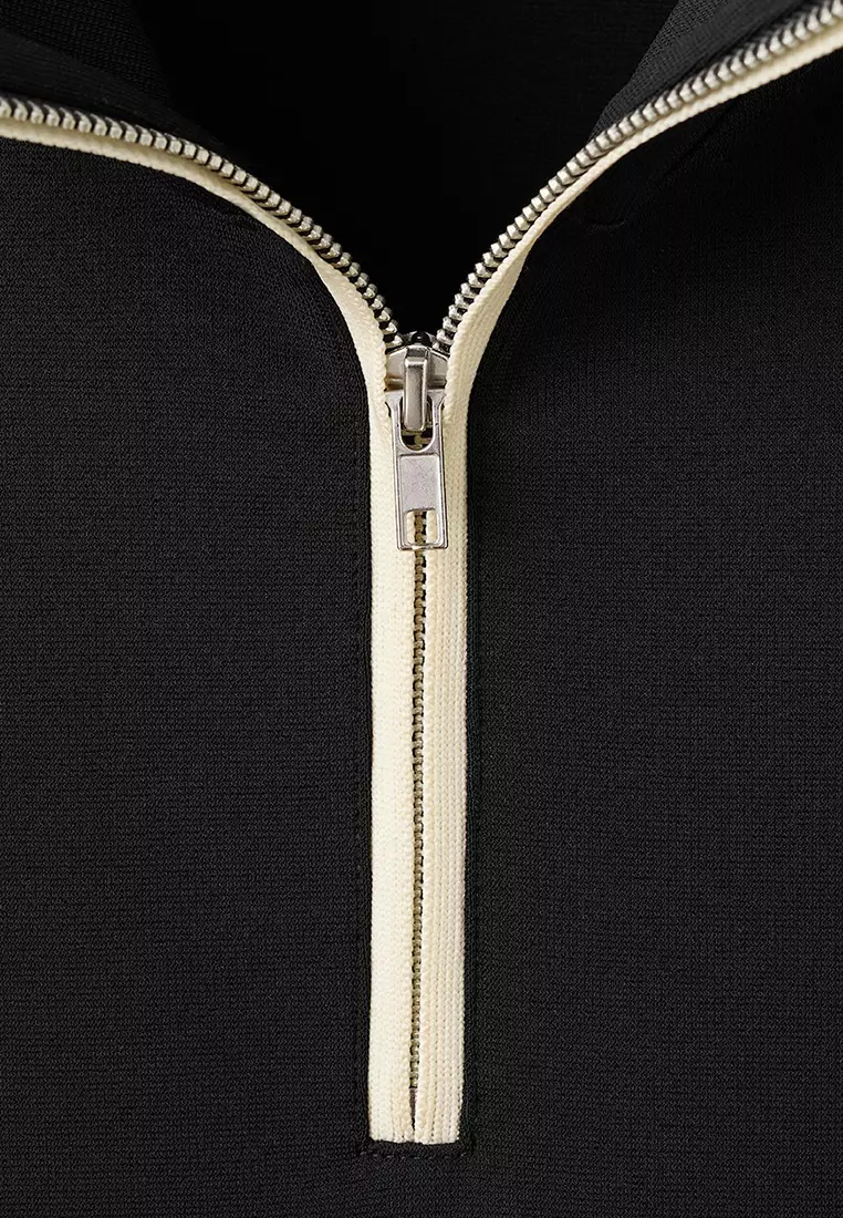 Turtleneck Sweatshirt With Zip